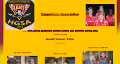 Desktop Screenshot of giantssupporters.co.uk